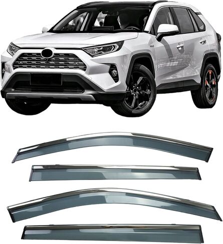 4 pcs Side Window Deflectors Vent Window Visors Sun Wind Rain Guards fits for Envision 2021 2022 2023 Automotive Vent Window Visors in Saudi Arabia