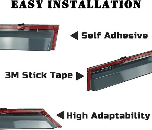 4 pcs Side Window Deflectors Vent Window Visors Sun Wind Rain Guards fits for Envision 2021 2022 2023 Automotive Vent Window Visors in Saudi Arabia