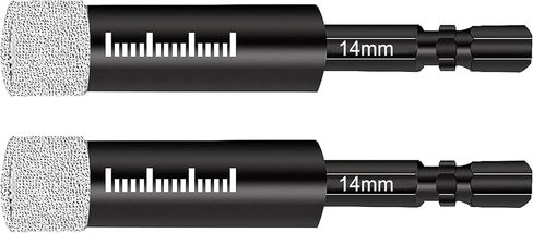 NACX 6mm Dry Diamond Drill Bits, 1/4 Hex Shank Brazed Diamond Core Drill Bits for Granite Marble Porcelain Tile Ceramic Stone Glass Hard Materials, 4Pcs in Saudi Arabia