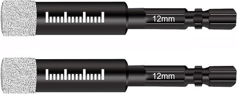 NACX 6mm Dry Diamond Drill Bits, 1/4 Hex Shank Brazed Diamond Core Drill Bits for Granite Marble Porcelain Tile Ceramic Stone Glass Hard Materials, 4Pcs in Saudi Arabia