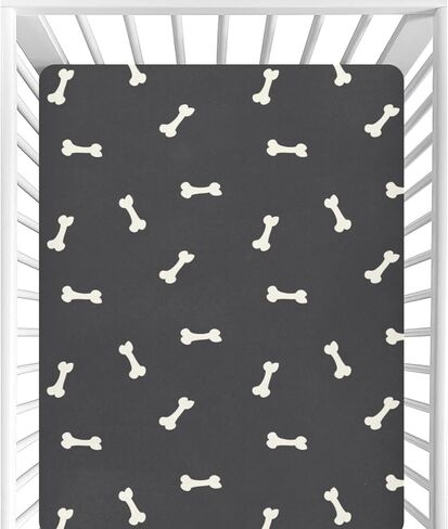 CaTaKu Mini Crib Sheets Fitted for Girls Boys Cute Gooses Duck Baby Crib Sheets, Neutral Mattress Sheets Nursery Toddler Bed Sheets 28"x 52" in Kuwait