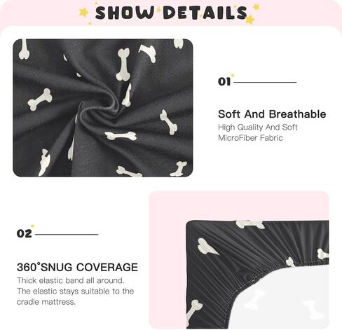 CaTaKu Mini Crib Sheets Fitted for Girls Boys Cute Gooses Duck Baby Crib Sheets, Neutral Mattress Sheets Nursery Toddler Bed Sheets 28"x 52" in Kuwait