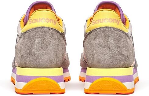 حذاء Saucony Jazz Triple للنساء، رمادي/خوخي، 9.5 in Saudi Arabia