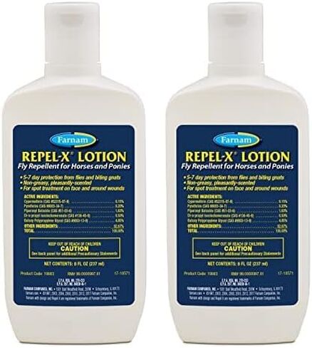 Farnam Repel-X Lotion Fly Repellent for Horses and Ponies lotion 8 ounce in Kuwait