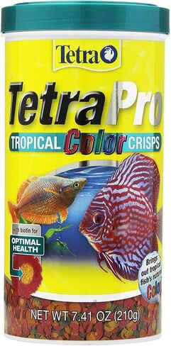 TetraPro Tropical Color Crisps Fish Food, 7.41 oz in Kuwait