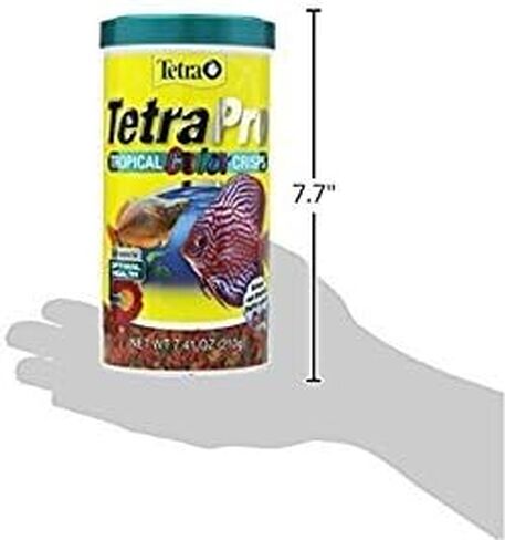 TetraPro Tropical Color Crisps Fish Food, 7.41 oz in Kuwait