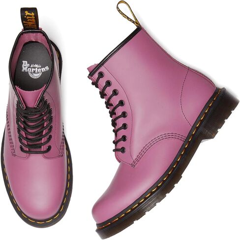 Dr. Martens 1460 - Unisex Boots - Genuine Leather Upper - EVA Foam Footbed - Shock-Absorbing EVA Midsole Muted Purple UK 8 (US Men's 9, US Women's 10) Medium in Saudi Arabia