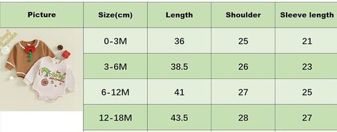 Newborn Baby Boy Girl Christmas Outfit Gingerbread Man Onesie Sweatshirt Bubble Romper Bodysuit Infant Xmas Clothes in Saudi Arabia