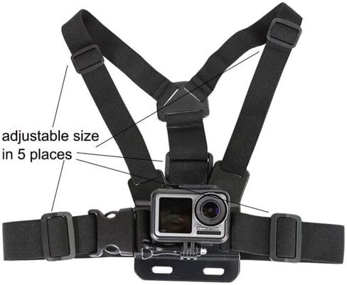 Mobile Phone Chest Mount Harness Strap Holder Cell Phone Clip Action Camera and phone holder, new1234 in Kuwait