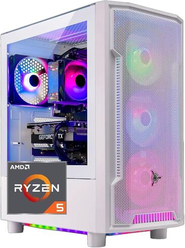 Skytech King 95 Gaming PC Desktop, Ryzen 7 7700X 4.5 GHz (5.4GHz Turbo Boost), NVIDIA RTX 4070 Ti Super 16GB GDDR6X, 1TB Gen4 SSD, 32GB DDR5 RAM 5600 RGB, 750W Gold PSU, ARGB AIO, Wi-Fi, Win 11 Home in Saudi Arabia