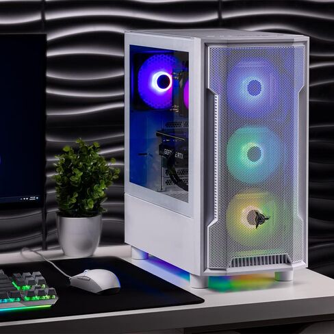Skytech King 95 Gaming PC Desktop, Ryzen 7 7700X 4.5 GHz (5.4GHz Turbo Boost), NVIDIA RTX 4070 Ti Super 16GB GDDR6X, 1TB Gen4 SSD, 32GB DDR5 RAM 5600 RGB, 750W Gold PSU, ARGB AIO, Wi-Fi, Win 11 Home in Saudi Arabia