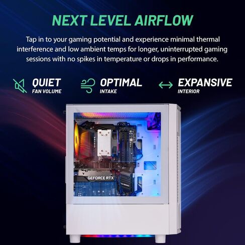 Skytech King 95 Gaming PC Desktop, Ryzen 7 7700X 4.5 GHz (5.4GHz Turbo Boost), NVIDIA RTX 4070 Ti Super 16GB GDDR6X, 1TB Gen4 SSD, 32GB DDR5 RAM 5600 RGB, 750W Gold PSU, ARGB AIO, Wi-Fi, Win 11 Home in Saudi Arabia