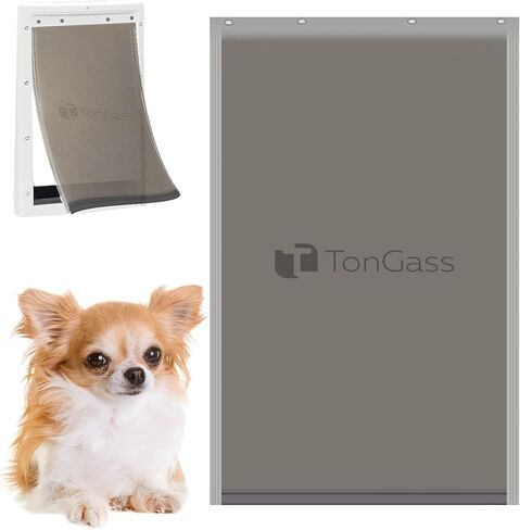 استبدال غطاء باب الكلب متوافق مع أبواب PetSafe Freedom للكلاب والقطط PAC11-11039 - كبير 16 7/8 بوصة × 10 1/8 بوصة غطاء باب للحيوانات الأليفة مع إغلاق مغناطيسي in Kuwait
