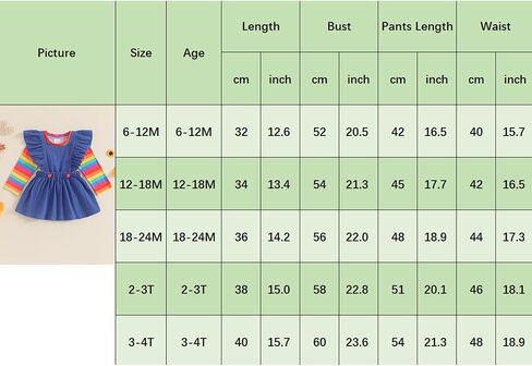 Toddler Baby Girl Spring Outfit Long Sleeve Striped Rainbow Top + Layered Ruffled Suspender Skirt Dress Clothes Set in Saudi Arabia