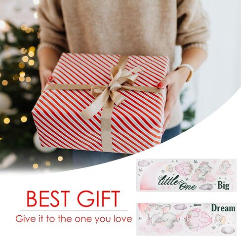 ملصقات حائط على شكل فيل خيالي، ملصق حائط على شكل نجمة رمادية بالون الهواء الساخن على شكل قمر وردي، ملصقات جدارية لتزيين الحائط بتصميم مرح، ملصقات تزيين فنية لغرفة الضيوف في غرفة الأطفال in Kuwait