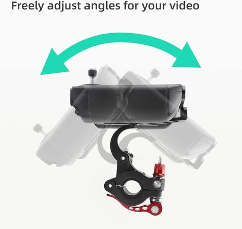مشبك دعامة لركوب الدراجات من BTG لوحدة التحكم الذكية DJI RC Pro/DJI لـ DJI Mavic 3 Pro/Mavic Air 2s متوافق مع OSMO Action 4 3 Insta360 GoPro حامل كاميرا على الدراجة in Saudi Arabia