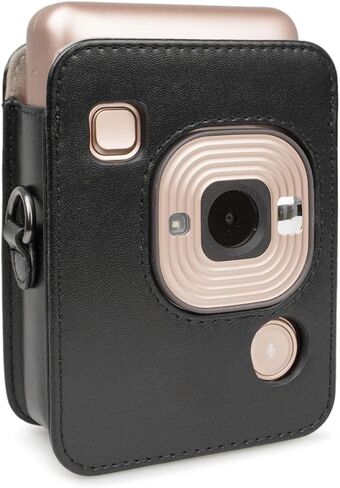 kinokoo Case for Fuji Instax Mini LiPlay Hybrid Instant Film Camera - PU Leather Carrying Case for Instax Mini LiPlay to Protect Camera with Adjustable Shoulder Strap - Matcha Green in Kuwait