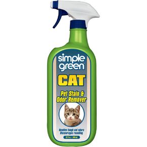 Cat Stain & Odor Remover - Enzyme Cleaner for Cat Urine, Feces, Blood, Vomit (1 gallon Refill)