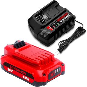 SKYON 20V 4.0Ah V20 CMCB202 Battery Replacement for 20V 1.5Ah CMCB201 20V 2.0Ah CMCB202 Compact V20 Battery Pack Compatible with CRAFTSMAN 20-Volts Cordless Power Tools Lithium Ion V20 Battery