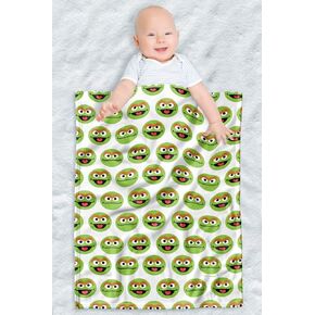 LOGOVISION Sesame Street lightweight baby blanket, 30"X40", Elmo Pattern Unisex for infants Girls & Boys