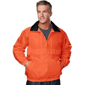 AFC Men’s Windbreaker Jacket Regular & Big & Tall S to 6X Water Resistant Coat