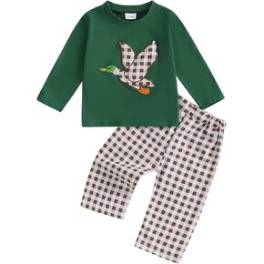 TheFound Toddler Baby Girl Clothes 6 12 18 Months 2T 3T 4T Long Sleeve Pullover Sweatshirt Pants Infant Fall Winter Outfit