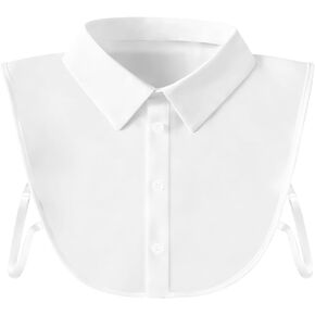 Fake Collar Shirts for Women, Versatile Dickey White Collar, Half Shirt Collar for Women & Girls