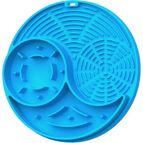 Licking Mat for Dog and Cat, Slow Feeder Lick Mat with Suction Cups Heavy-Duty Puzzle, Peanut Butter Lick Pad for Dog Anxiety Relief Cat Boredom Reducer, Perfect for Bathing Grooming