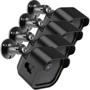 3-Pack Adjustable Wall Mount Compatible with Blink 3rd Gen/4th Gen Cameras - Weatherproof Protective Housing,360° Rotation, Compatible with Outdoor & Indoor Models (Black) (3-Piece Set)