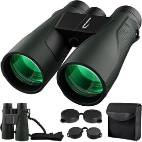 15x56 Binoculars for Adults High Powered - Aurosports HD Large View Binoculars with Clear Vision - Lightweight Easy Focus Binoculars for Bird Watching Hunting Hiking Cruise Travel Stargazing