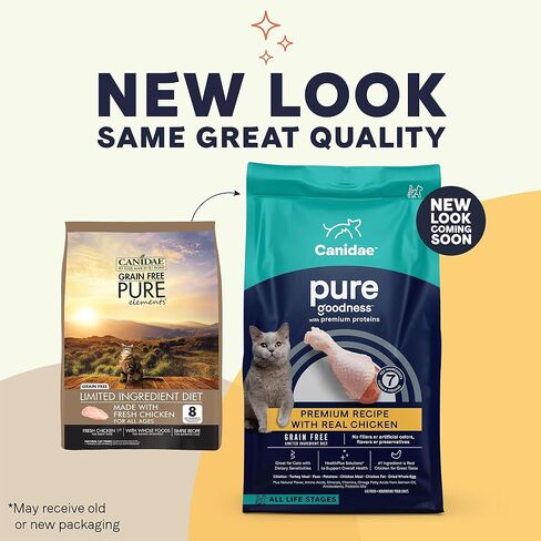 canidae® تركيبة نقية مع سمك السلمون القط الجاف، 10 رطل. in Kuwait