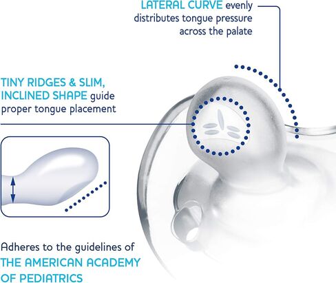 Chicco PhysioForma 100% Soft Silicone One Piece Pacifier for Babies 6-16 Months | BPA & Latex Free | Reusable Case | Pink, 2pk in Kuwait