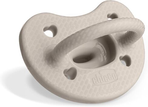 Chicco PhysioForma 100% Soft Silicone One Piece Pacifier for Babies 6-16 Months | BPA & Latex Free | Reusable Case | Pink, 2pk in Kuwait