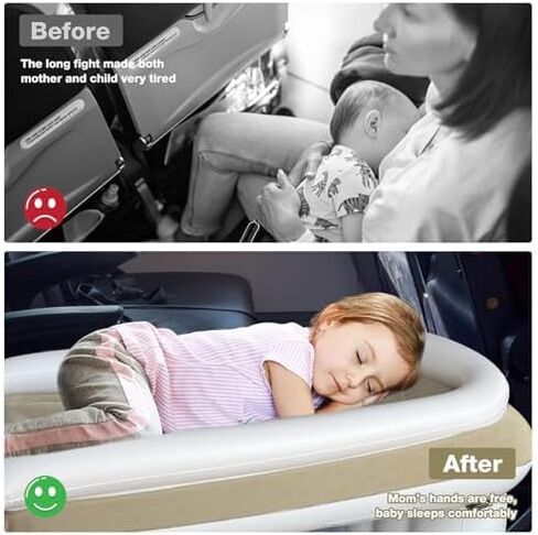 Inflatable Travel Pillow: Ergonomic Neck, Back, and Waist Support for Planes, Cars, and Camping Adventures – Adjustable Blow-Up Cushion for Superior Comfort-CQJZ-3 in Kuwait