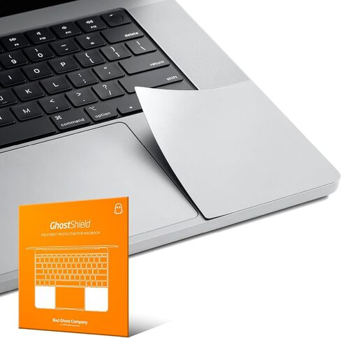 مجموعة أغطية حماية جلدية فاخرة لمسند راحة اليد من UPPERCASE متوافقة مع 2021+ MacBook Pro 16 بوصة، أسود فلكي in Saudi Arabia
