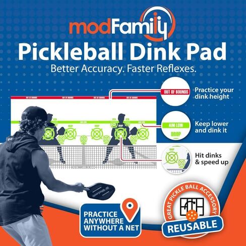 Versatile Pickleball Practice Board, Pickleball Rebounder Board That Help Improves Accuracy & Control by ModFamily Products That Simplify Life in Kuwait