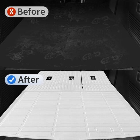 Floor Mats for Chevrolet/Chevy Suburban/GMC Yukon XL 7 Seater 2021-2024 All Weather Suburban/Yukon XL Floor Mats for Chevrolet/Chevy Suburban/GMC Yukon XL Accessories 2024-2021 in Kuwait