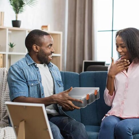 حافظة تخزين منظم البطاريات من بلينكس باور، صندوق البطارية يحمل 56 AA، 29 AAA والمزيد in Kuwait