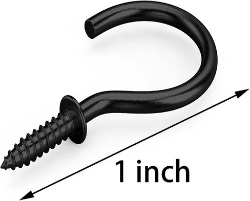 Axe Sickle Silver 100Pcs 1/2 Metal Cup Hook Mini Screw Hook Screw-in Ceiling Screw Hook for Hanging in Saudi Arabia