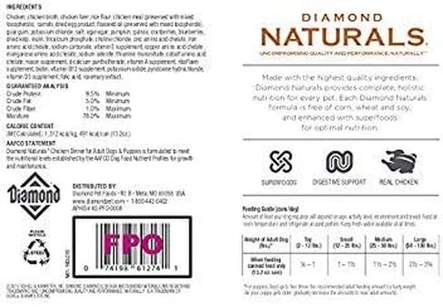 Diamond Naturals Beef Dinner Can Dog 12/13.2oz in Saudi Arabia