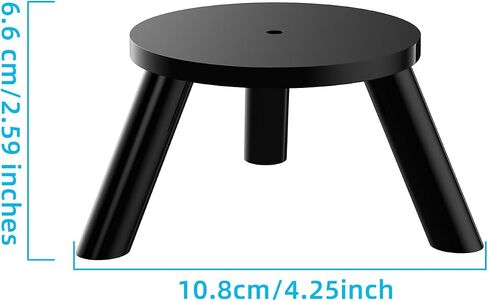 حامل طاولة مكبر الصوت لـ Echo Spot (إصدار 2024) وSonos Era 100، حامل ثلاثي الأرجل من الأكريليك للحصول على صوت أفضل (شفاف) in Kuwait