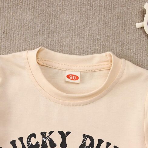 تي شيرت Lucky Dude للأطفال الصغار الأولاد والبنات قميص عيد القديس باتريك ملابس شامروك بأكمام قصيرة تي شيرت أيرلندي in Kuwait