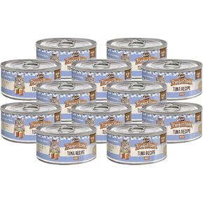 Merrick Purrfect Bistro Canned Wet Cat Food Pate, Chicken Recipe Pate, Grain Free & Natural Canned Wet Cat Food for Adult Cats, 3-Ounce Can (Pack of 12)
