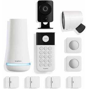 SimpliSafe 10 Piece Wireless Home Security System with Outdoor Camera - Optional 24/7 Professional Monitoring - No Contract - Compatible with Alexa and Google Assistant