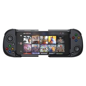 ShanWan Mobile Game Controller for iphone with 4 Mapping Button/Joystick Can Adjust Height Phone Game Controller - PS Remote Play, Xbox Cloud, Steam Link, GeForce NOW, MFi Apple Arcade Games-Long Battery Life White