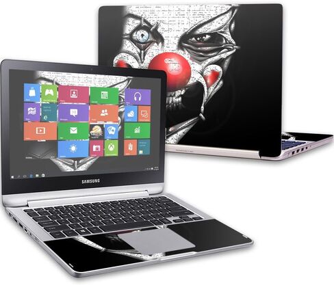 MightySkins Skin Compatible with Samsung Notebook 7 Spin 13.3" (2016) wrap Cover Sticker Skins Red Mystic Flames in Saudi Arabia
