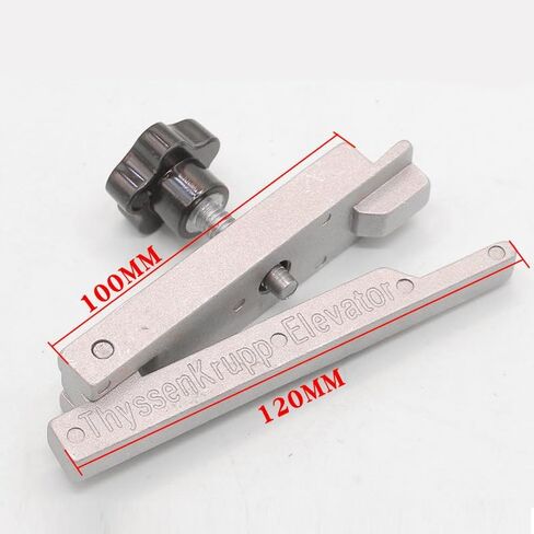 1PCS Door Opener Hall Door Stopper/Door Stopper Elevator Accessories for Elevator Top Door Limiter Hall Door Limiter Xizi Otis Mitsubishi Tongli (Silver, 90MM) in Kuwait