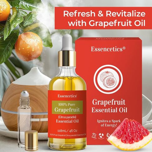 Sweet Orange Essential Oil Blend - 4oz Glass Bottle with Dropper & Roll-On - 100% Pure & Organic - Infused with Olive & Sunflower Oils - Perfect for Aromatherapy, Skin, Massage & Cleaning in Saudi Arabia