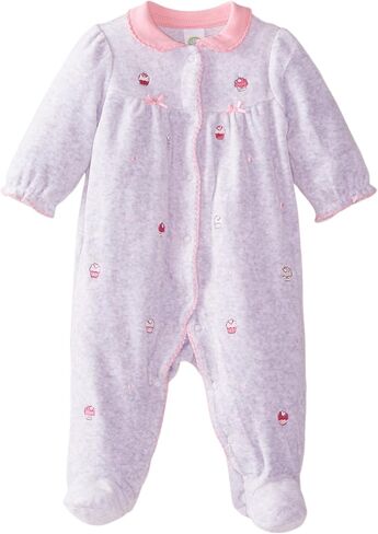 Little Me Baby Girls' Velour Footie in Saudi Arabia