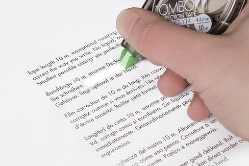 بكرات تصحيح Tombow CT-YT4 مع بكرات جانبية 4.2 مم × 10 م، عبوة من 4 قطع مفردة in Saudi Arabia